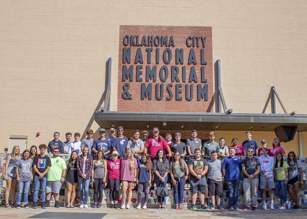 The Seminole State College President’s Leadership Class attended the Oklahoma City National Memorial and Museum on Sept. 25. The group took a guided tour to gain a greater understanding of the events and aftermath of the April 19, 1995 attack.