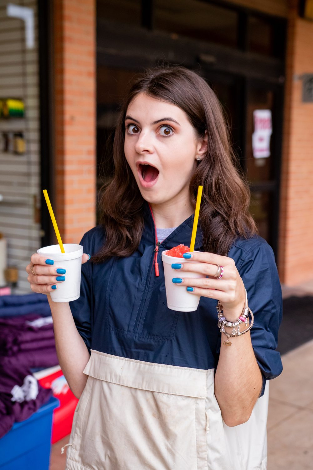 SSC Students Celebrate the First Week of Class with Snow Cones