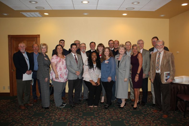 Seminole State College administrators, Regents, Foundation Trustees, local community leaders, legislators and students show their support for the College at the Oklahoma State Regents for Higher Education’s Southeast Region Legislative Briefing at Pete’s Place in Krebs on Jan. 15.