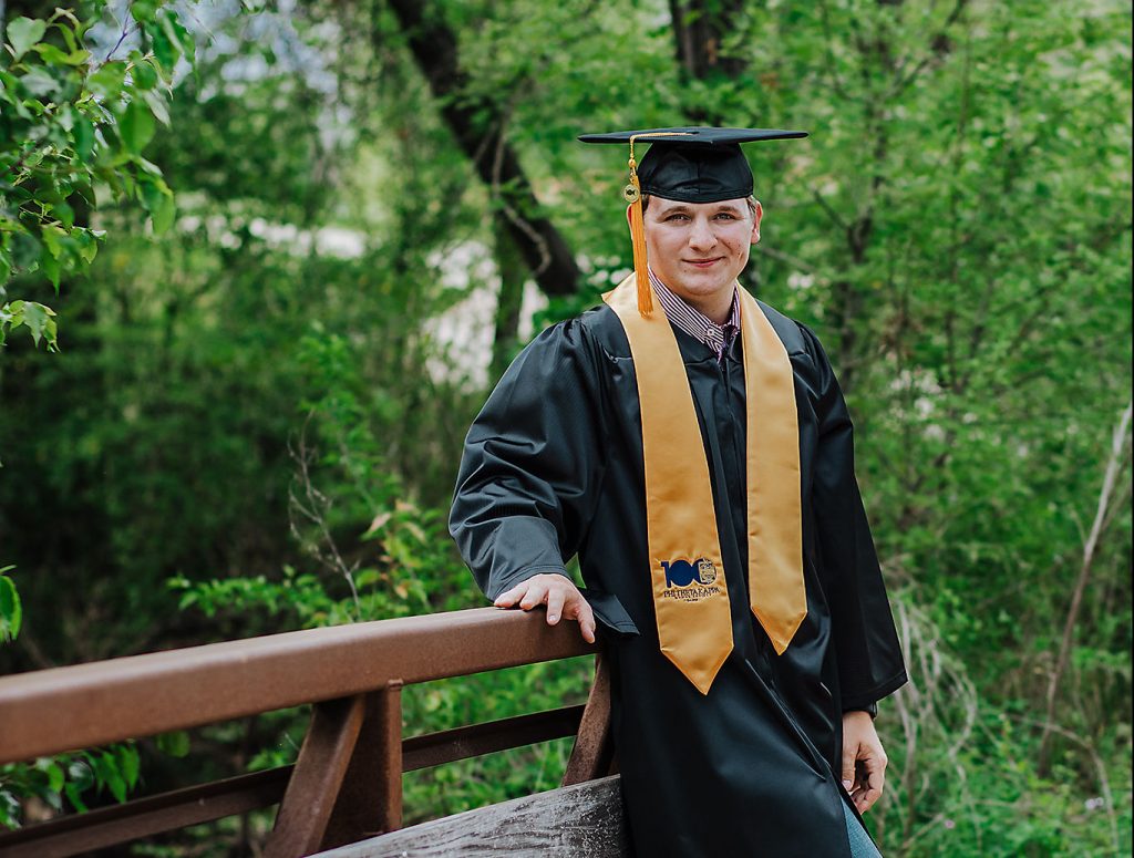 Seminole State College sophomore Corbin Snyder, of Dale, is one of the many graduates that will be recognized at a virtual commencement ceremony on May 8.