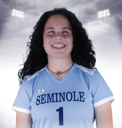 Sophie Augustin made the journey from Munich, Germany to Seminole, Oklahoma to play goalkeeper for the SSC Women’s soccer team.