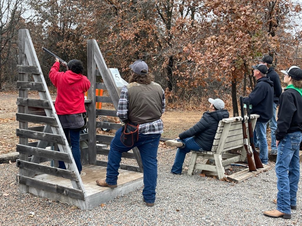 SSC Shooting club members are shown participating in the second annual SSC Shooting Sports Club Fundraiser.