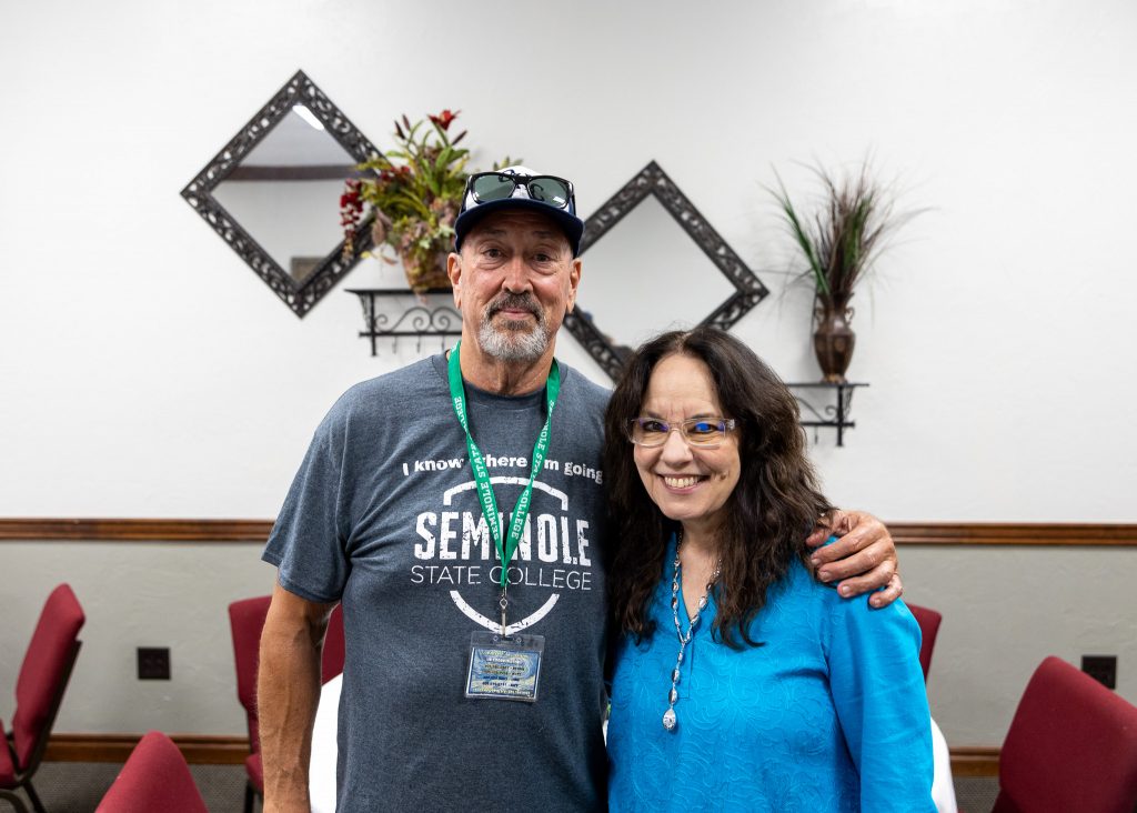 Pictured are Ronnie Williamson (left) and Mary Ann Hill (right) who will retire from SSC at the end of June. 