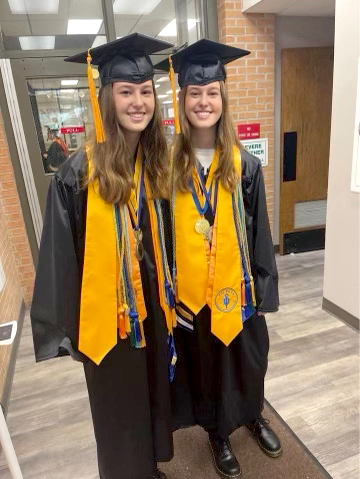 Abby (left) and Hannah (right) Ridley, of Tecumseh, earned both their high school diplomas from The Academy of Seminole and their associate degrees from Seminole State College in May of 2023. Enrollment is still open at SSC with classes set to begin Aug. 14.