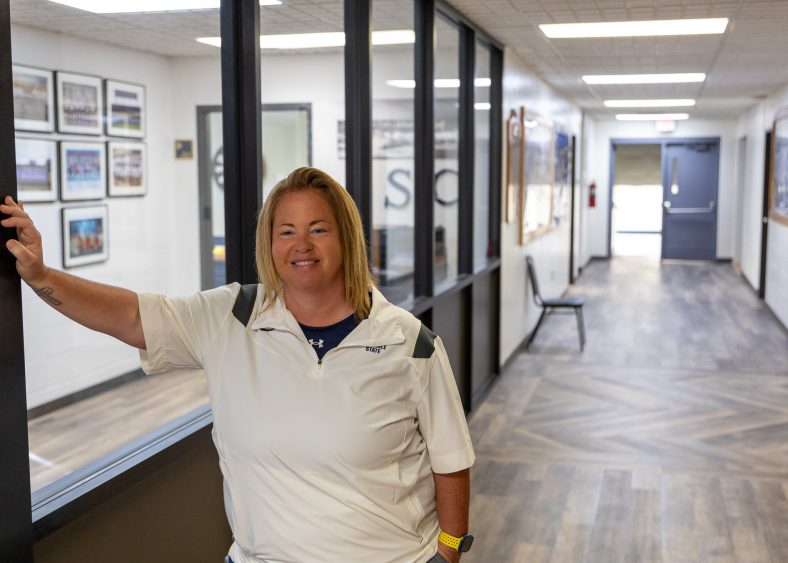 Pictured is Leslie Sewell, who began her new role as Seminole State College’s Athletic Director in July. She is currently the only woman to serve in that role across all two-year colleges in Oklahoma.