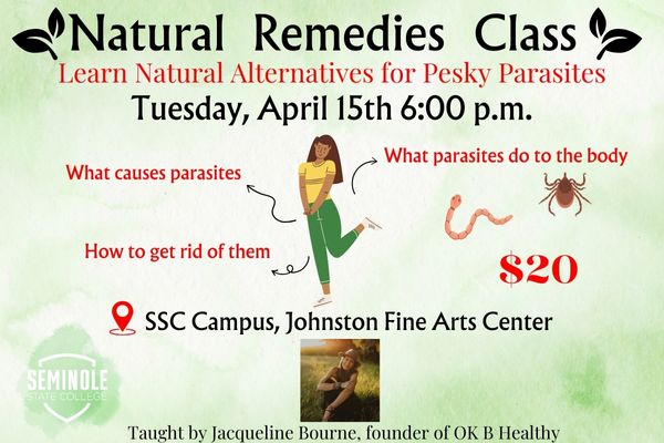 Natural Remedies Class: Pesky Parasites