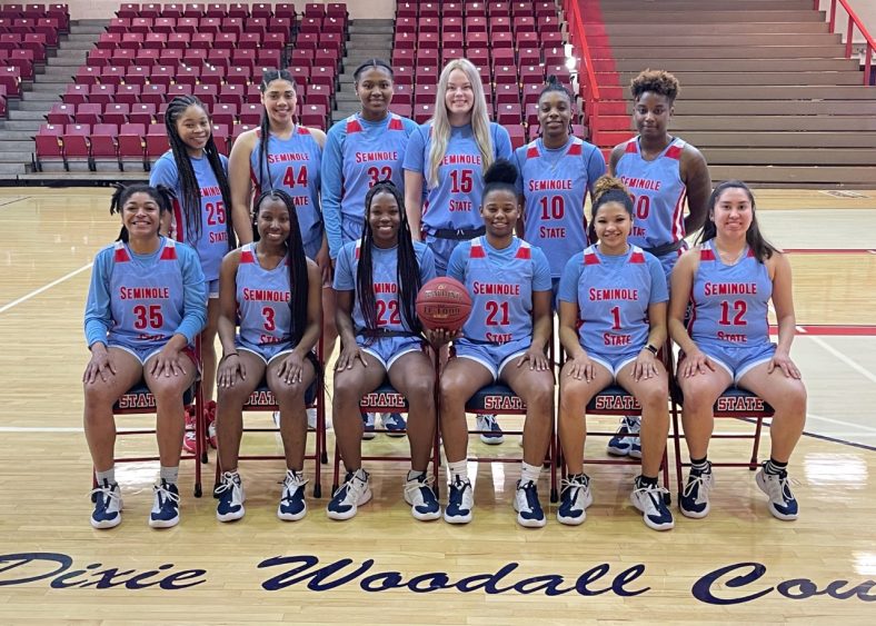 Seminole State College Belles Women’s Basketball team won the Oklahoma Collegiate Athletic Conference title game against NOC-Tonkawa on April 1.
