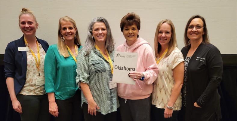 Representatives from Oklahoma during the Conference Board of Mathematical Sciences Forum earlier this month in Reston, Virginia (pictured left tor right): Christine Koerner, Executive Director of STEM Education at the OK Department of Education; Brigit Minden, Director of Secondary Mathematics, OK Department of Education; Deborah Moore-Russo, OU First-Year Mathematics Director; Emily Carpenter, SSC Assistant Professor of Math and STEM Division Chair; Nacoe Thomas, STEM Program Specialist at Oklahoma Career Tech.