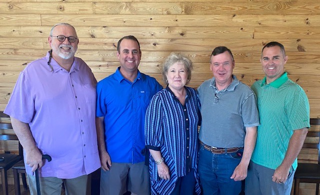 Pictured are members of the Executive Committee of the Oklahoma Association of Community Colleges Two-Year Presidents’ Council. Committee Members pictured (left to right): Redlands Community College President Jack Bryant, Member-at-Large; Northeastern Oklahoma A&M College President Kyle Stafford, Secretary; Seminole State College President Lana Reynolds; Connors State College President Ron Ramming, Chair; and Western Oklahoma State College President Chad Wiginton, Vice Chair.