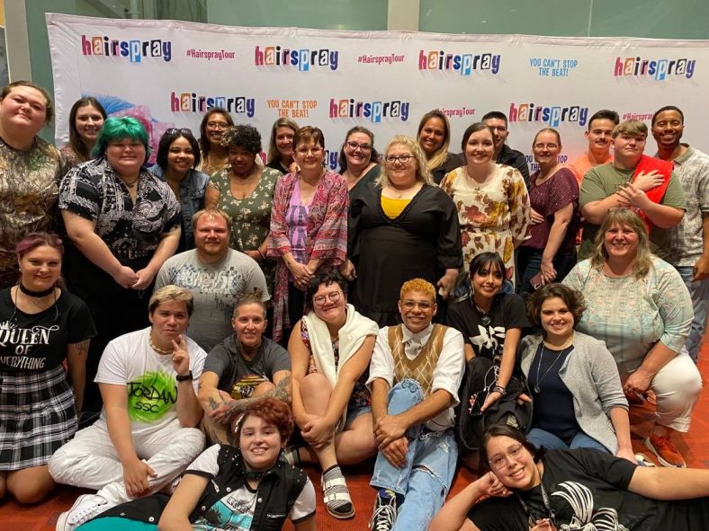 Student Support Services and STEM Student Support Services recently sponsored a trip to the production of “Hairspray” at the Oklahoma City Civic Center. Students posed for a photo following the performance.