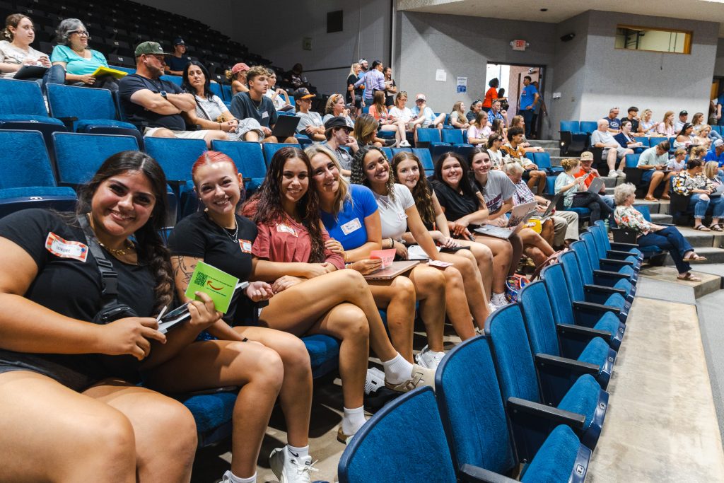 In this photo, Students fill the Jeff Johnston Auditorium during Seminole State College’s New Student Orientation on Aug. 16.