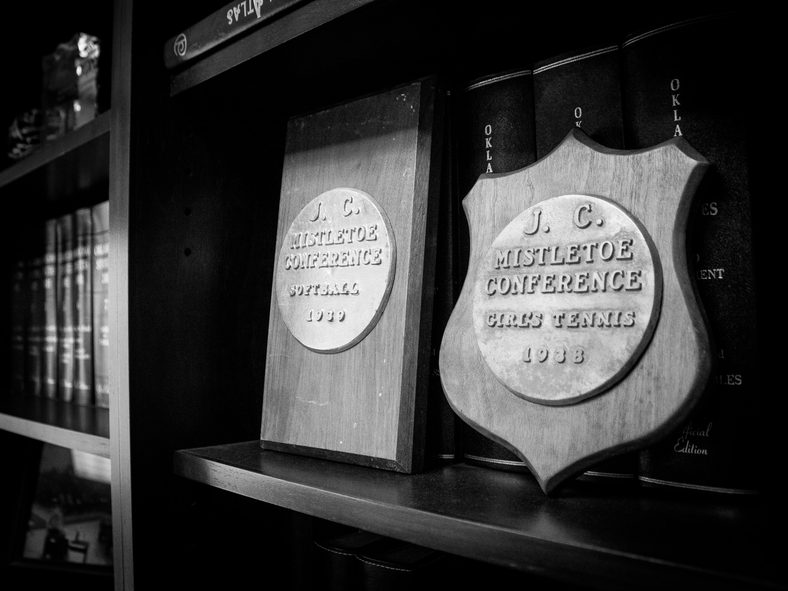 Mistletoe Conference plaques from 1938 and 39.