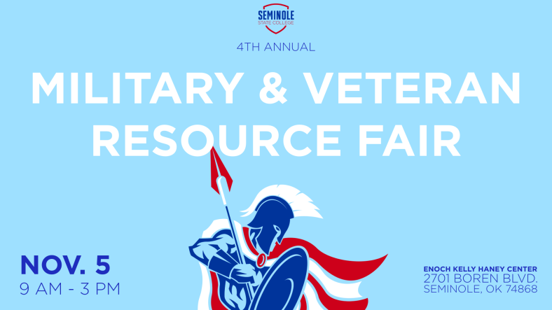 Flyer for Military and Veteran Resource Fair.